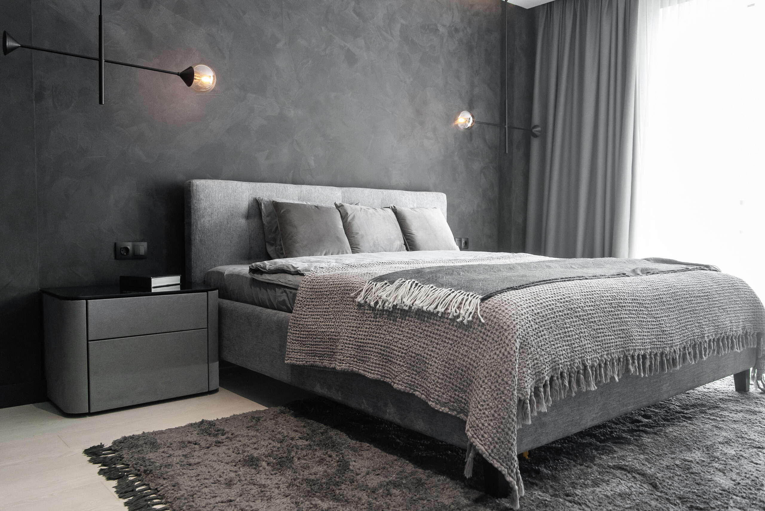 Diseño de casas de hormigon - Dormitorio principal