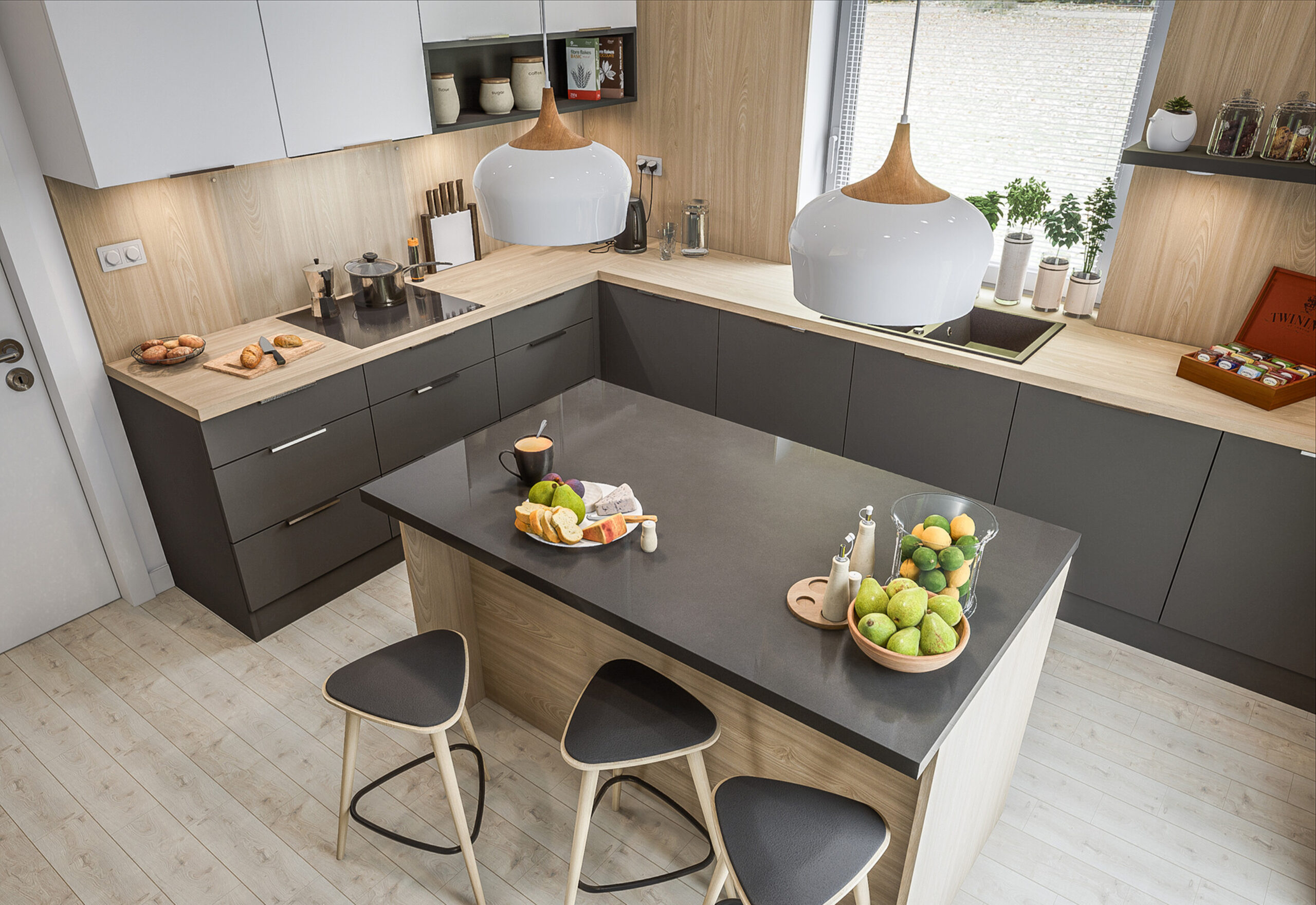 Diseño de casas de hormigon - Detalles de interiorismo