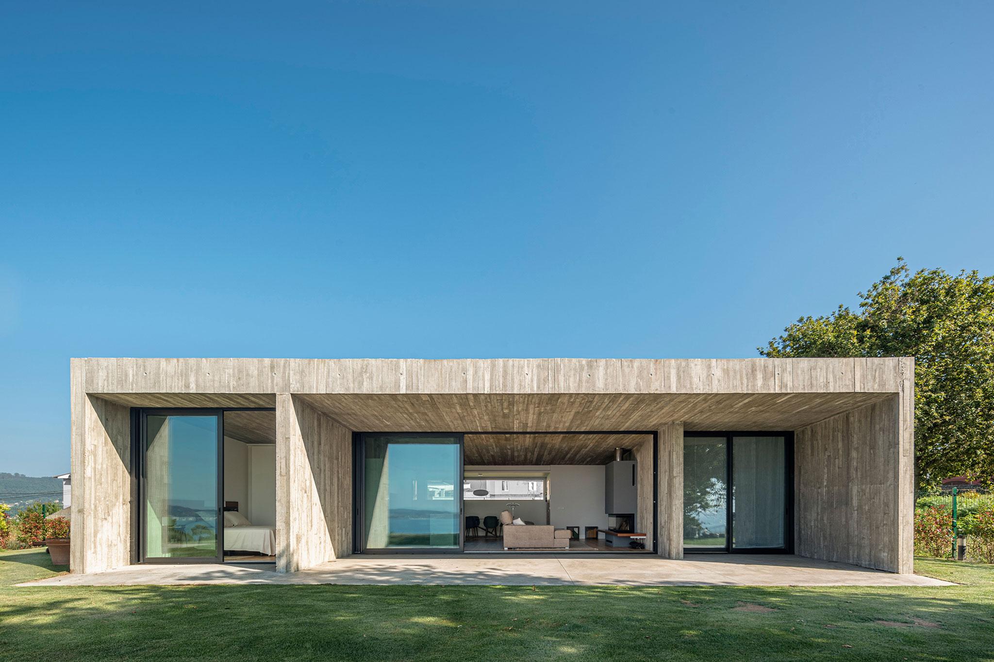 Casa prefabricada de hormigón de construcción industrializada
