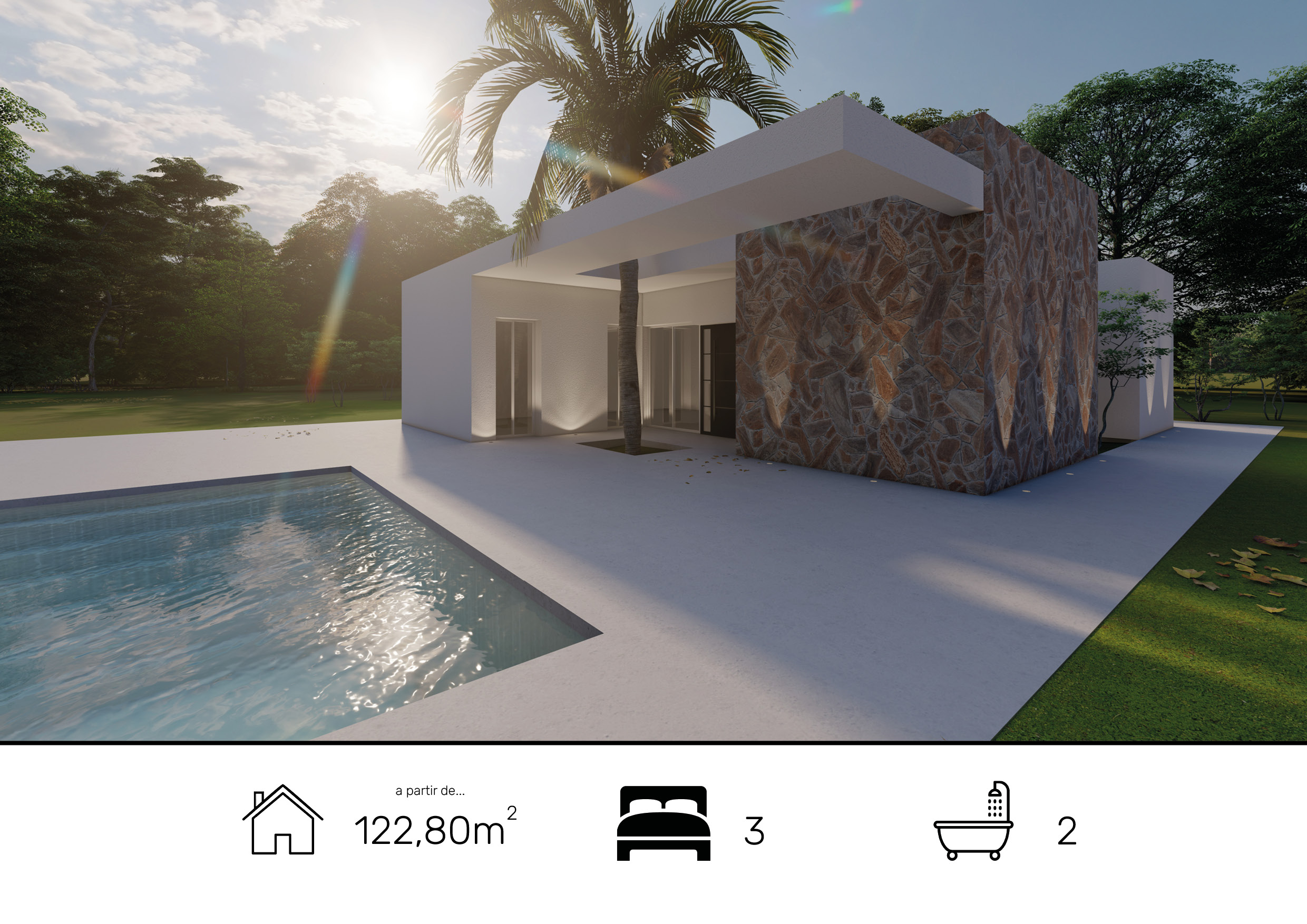 Casa de hormigón Modelo Gandía