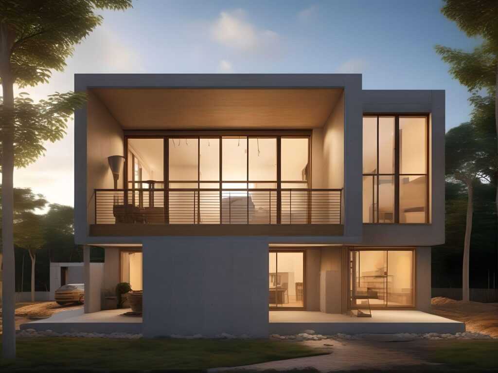 Servicio Integral de Construcción - casa exterior - casa de hormigon