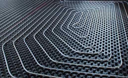 casa de hormigon con suelo radiante