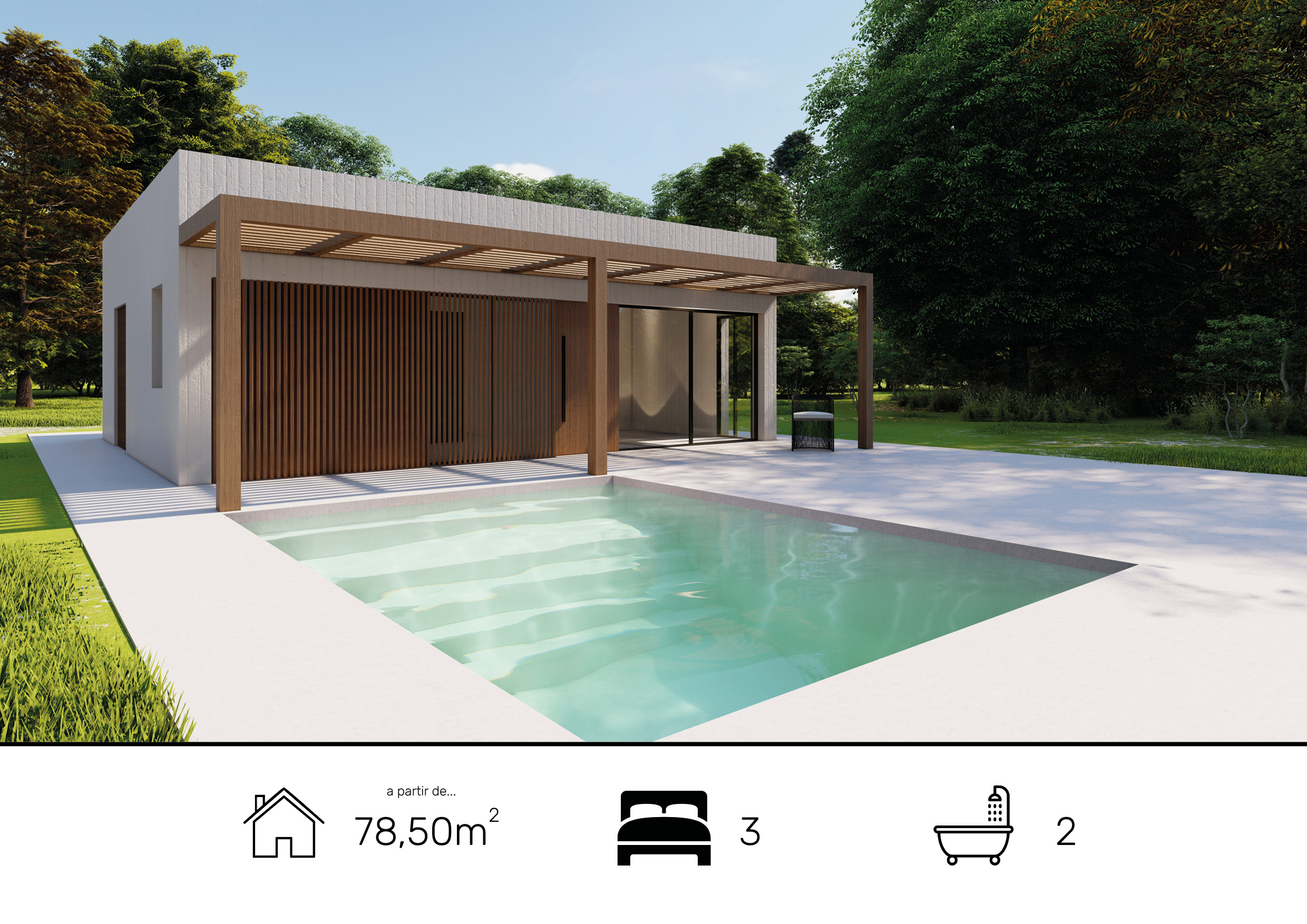 Casa de hormigón Modelo Altea